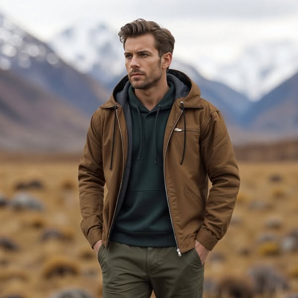 Isak™ | Classically Elegant Vintage Jacket with Lining