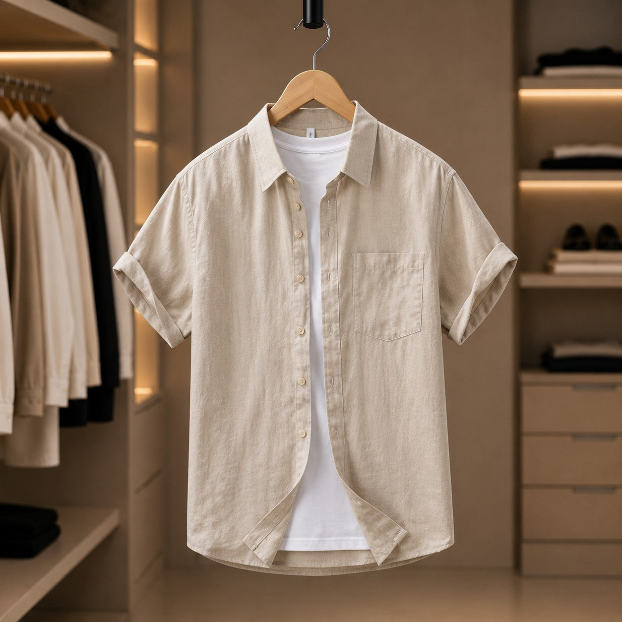 AMALFI PURE LINEN TOP
