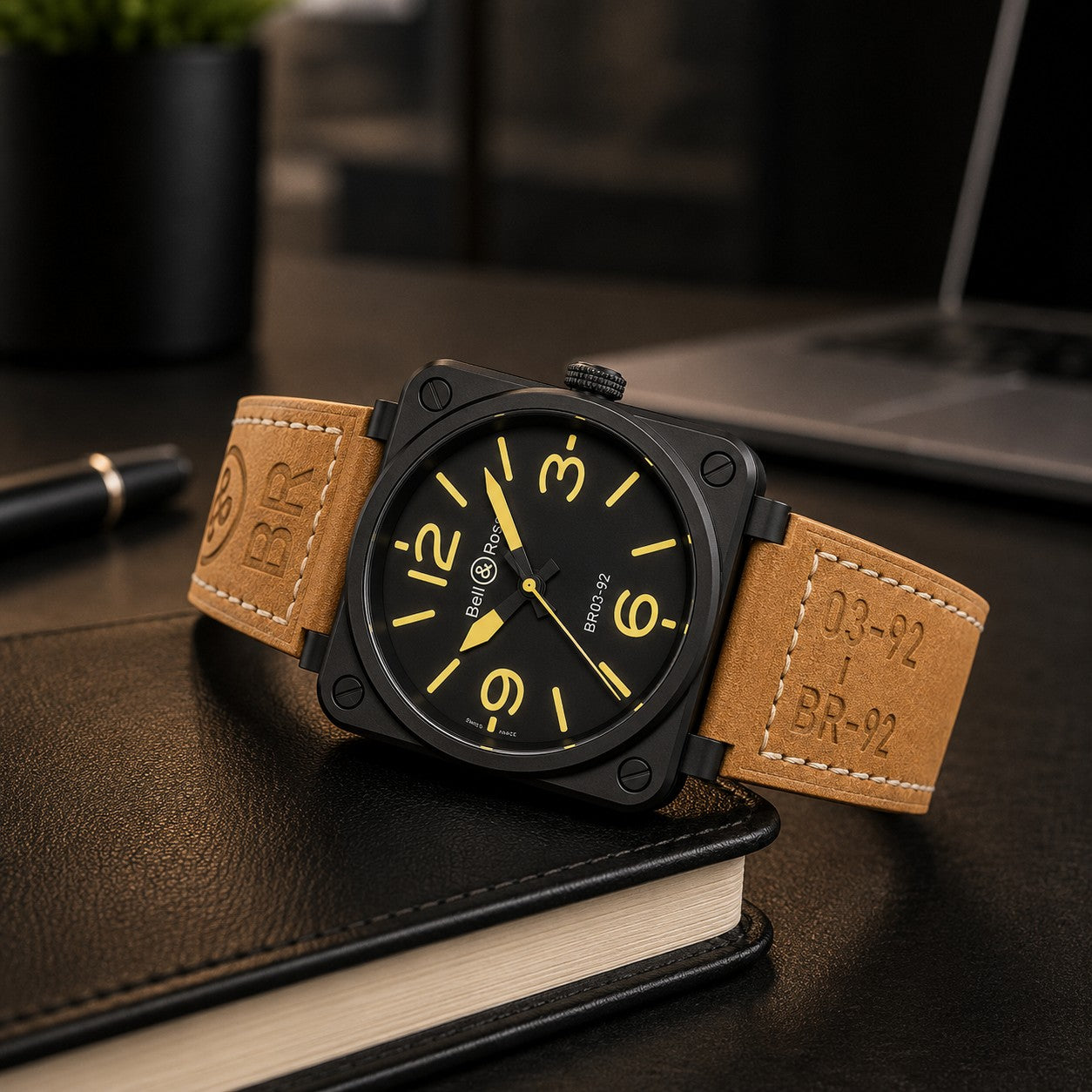 BOLD SQUARE AUTOMATIC WATCH