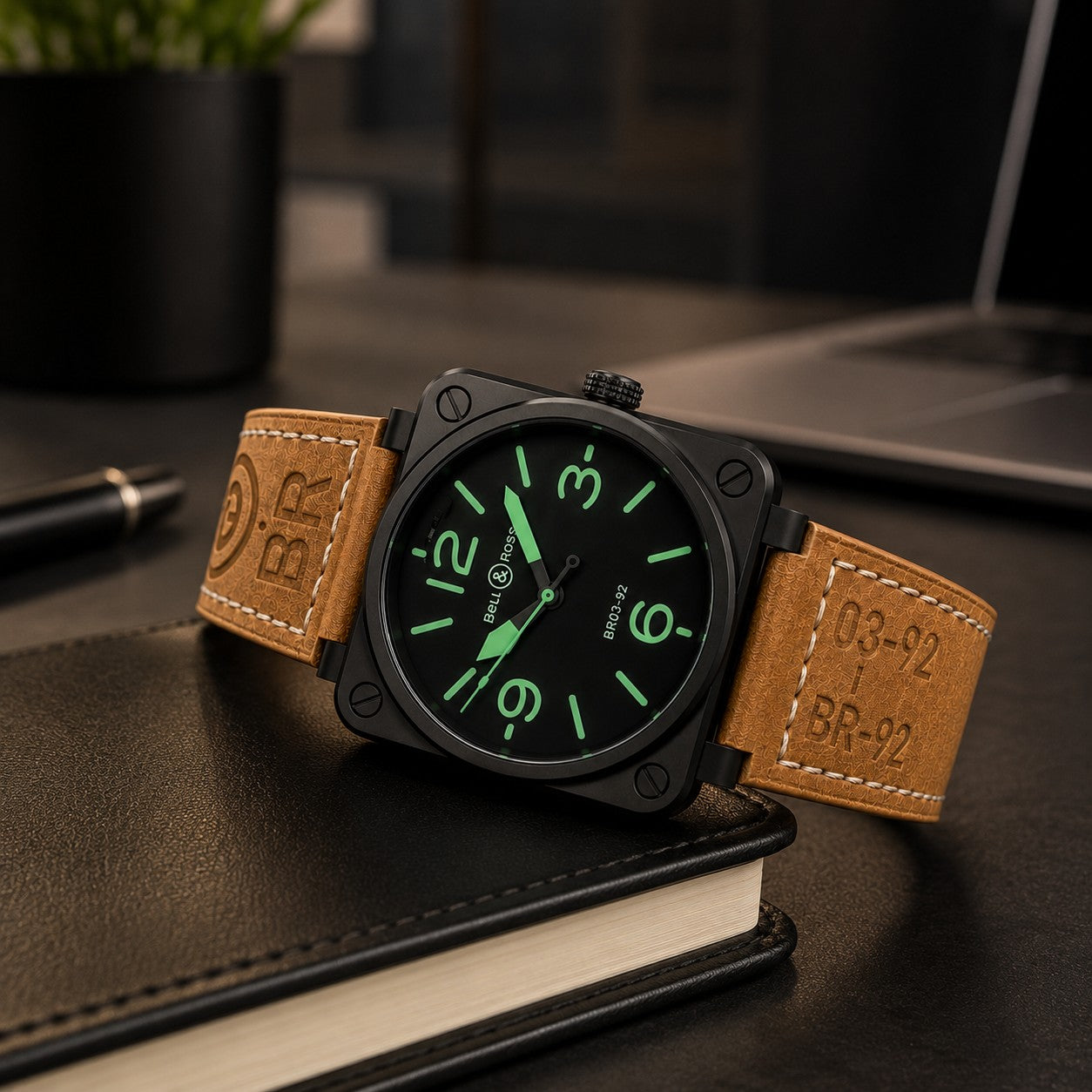 BOLD SQUARE AUTOMATIC WATCH