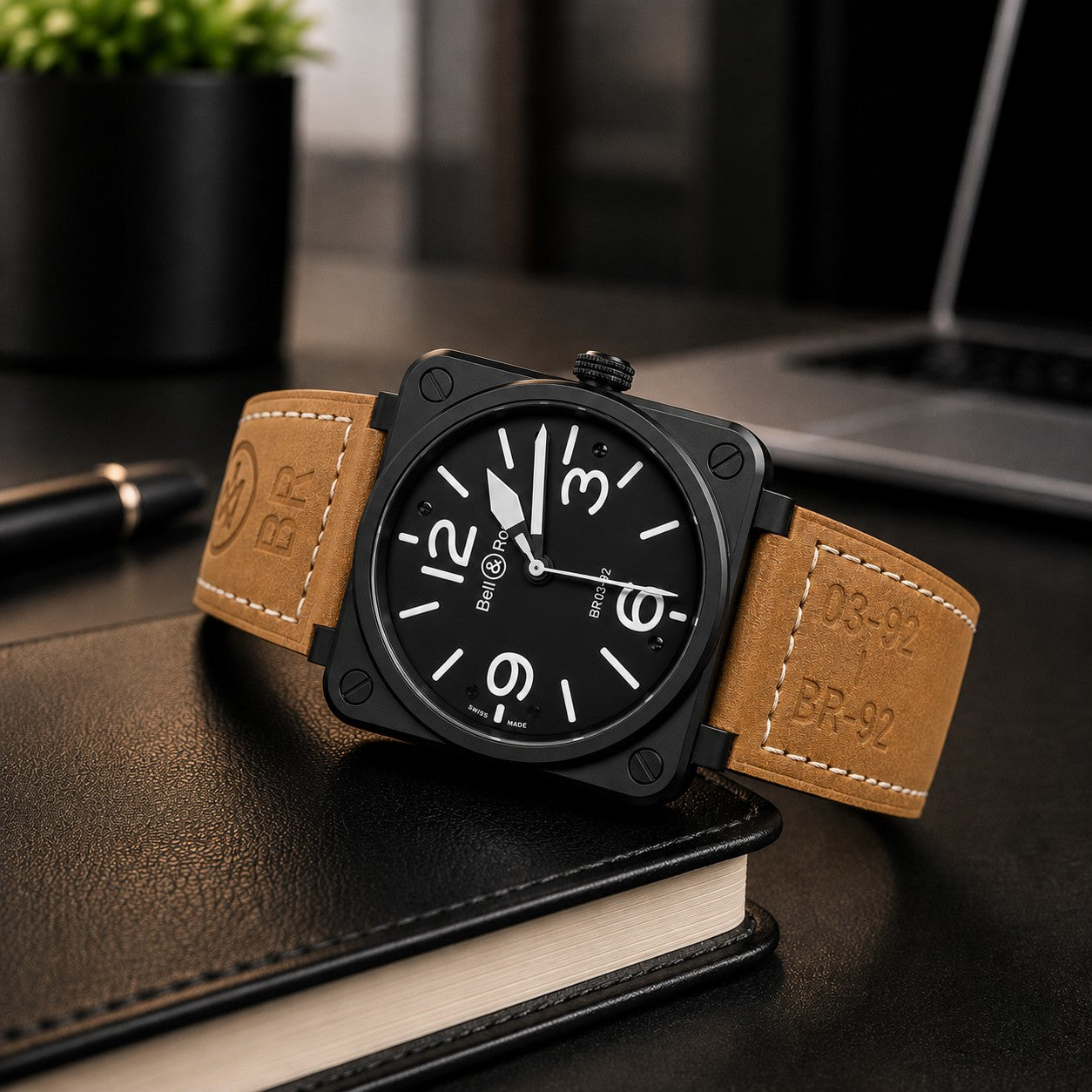 BOLD SQUARE AUTOMATIC WATCH