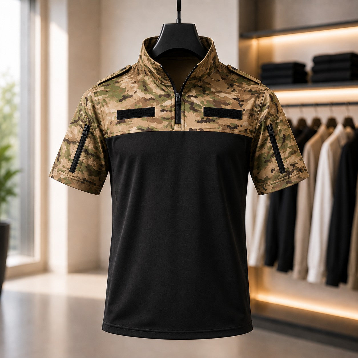 CAMO COMBAT SHORT SLEEVE