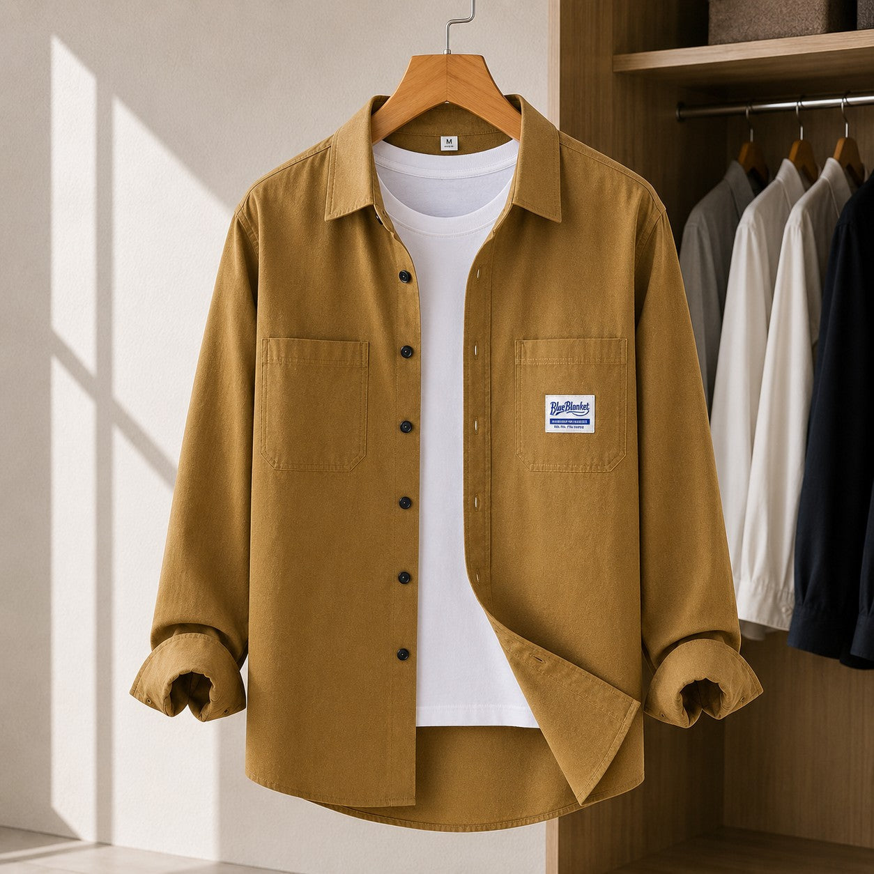 CLEAN CUT CARGO STYLE SHIRT