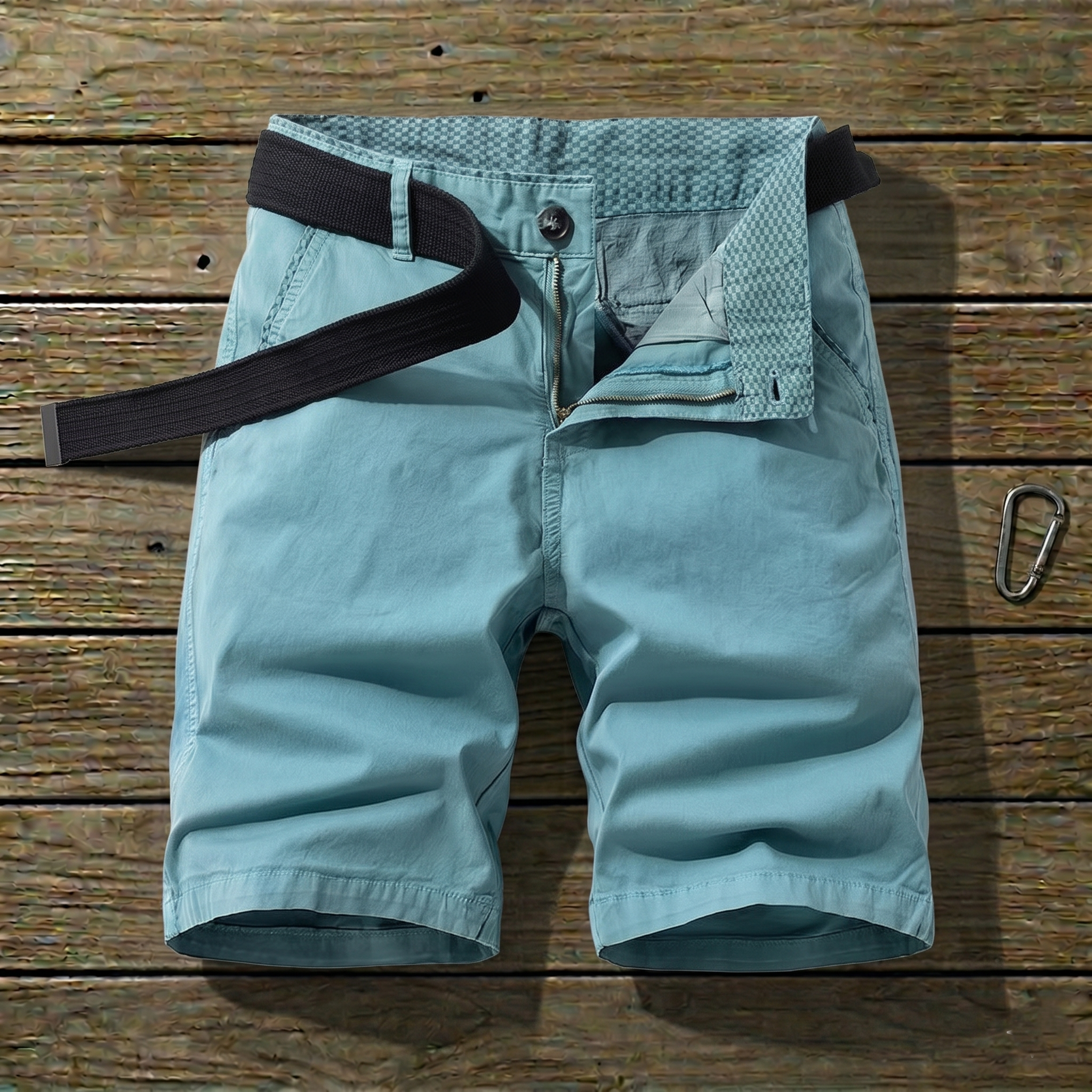 COTTON STRETCH CARGO SHORTS