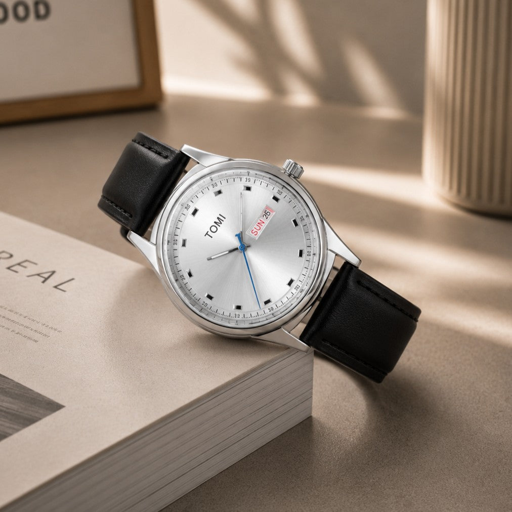 CRIMSON SWEEP QUARTZ WATCH