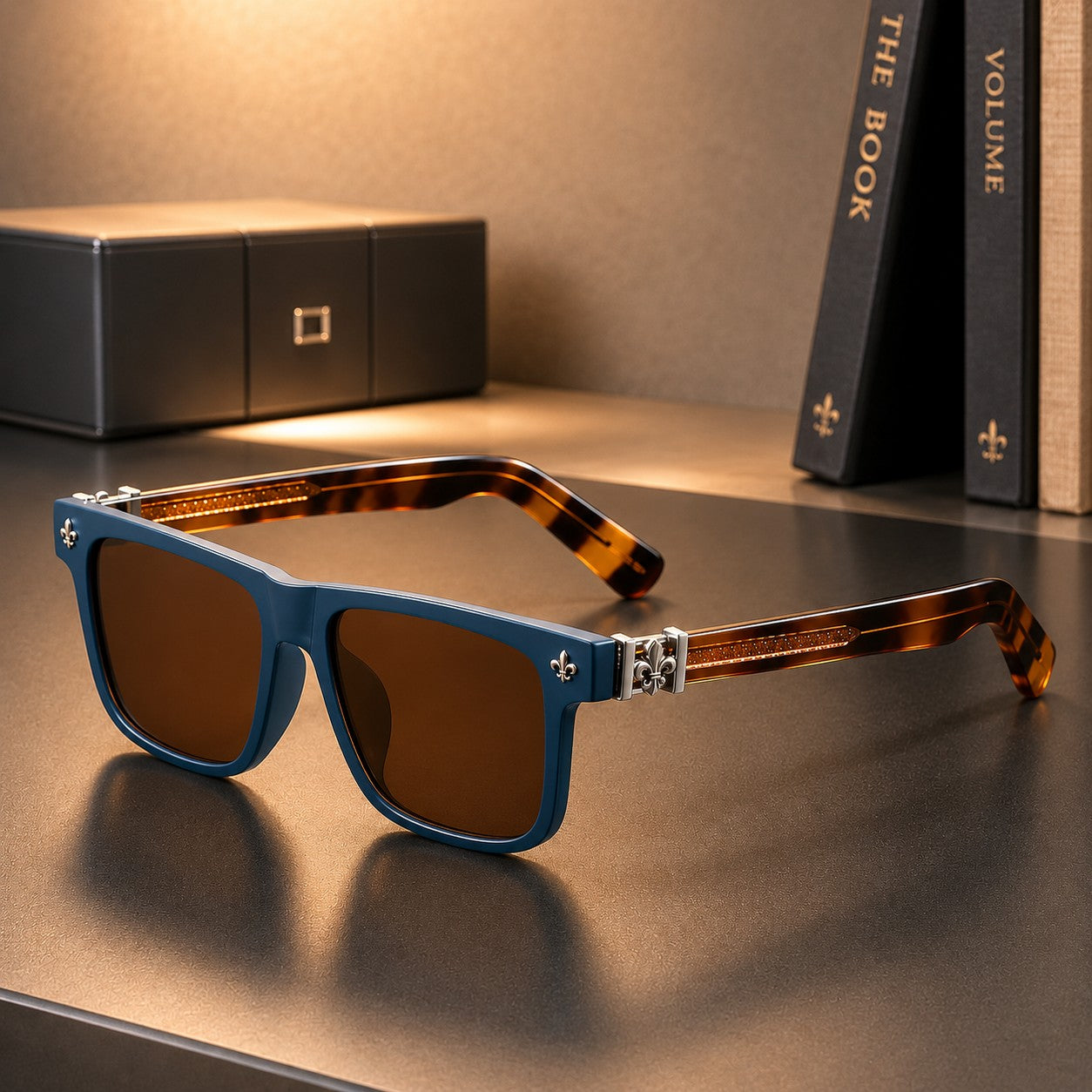 FLEUR CREST SQUARE SHADES