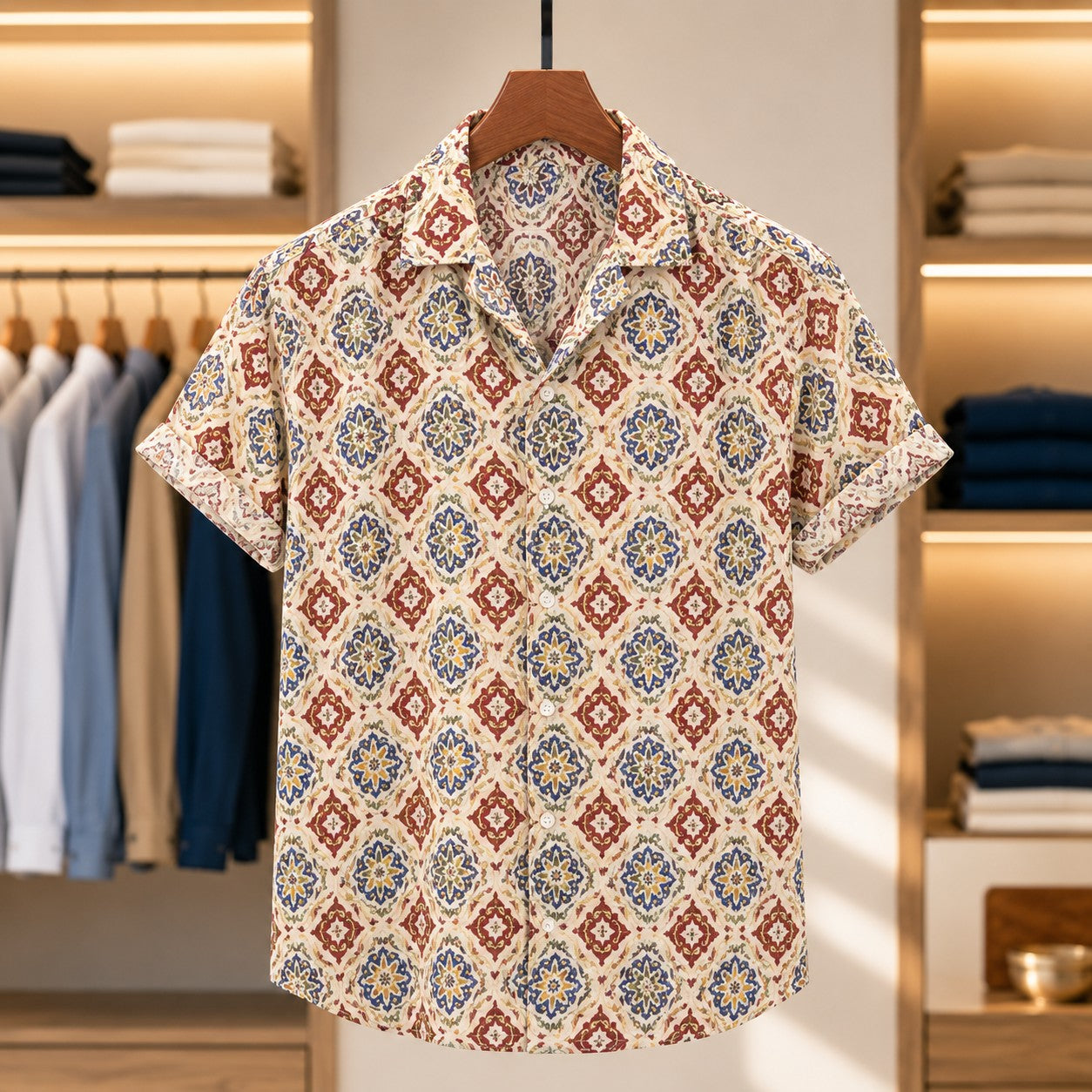 FLORAL SHORT SLEEVE SHIRT