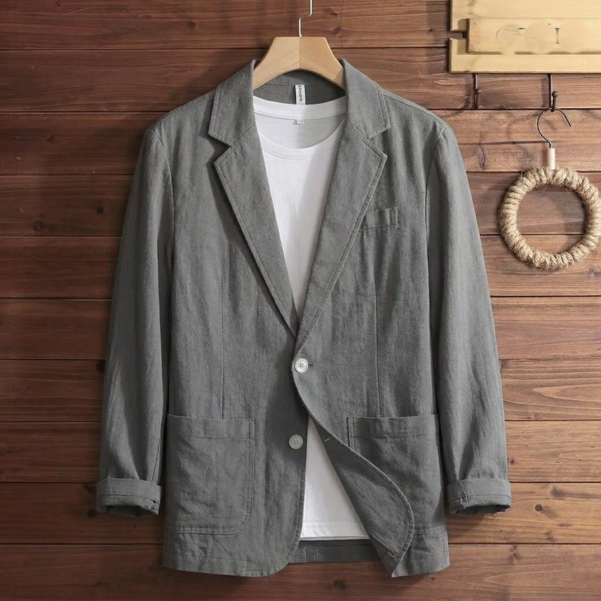 BREATHABLE LINEN BLAZER
