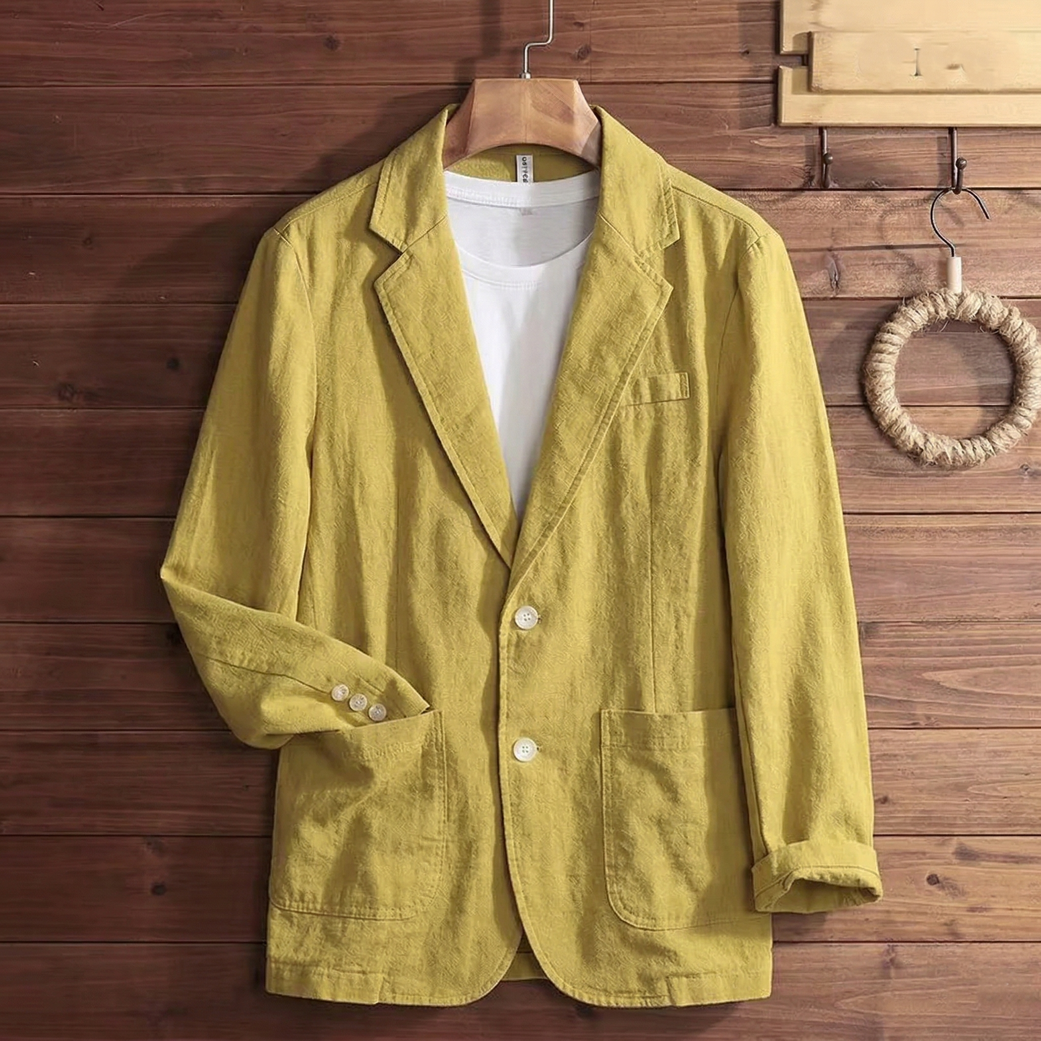 BREATHABLE LINEN BLAZER