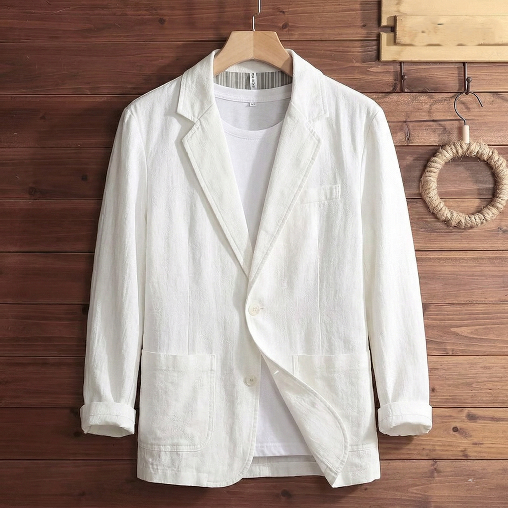 BREATHABLE LINEN BLAZER