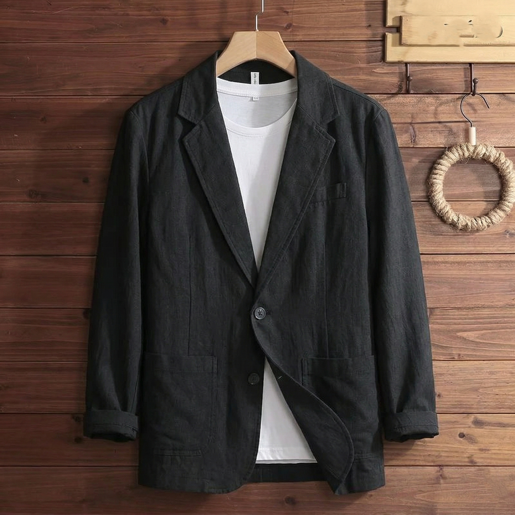 BREATHABLE LINEN BLAZER