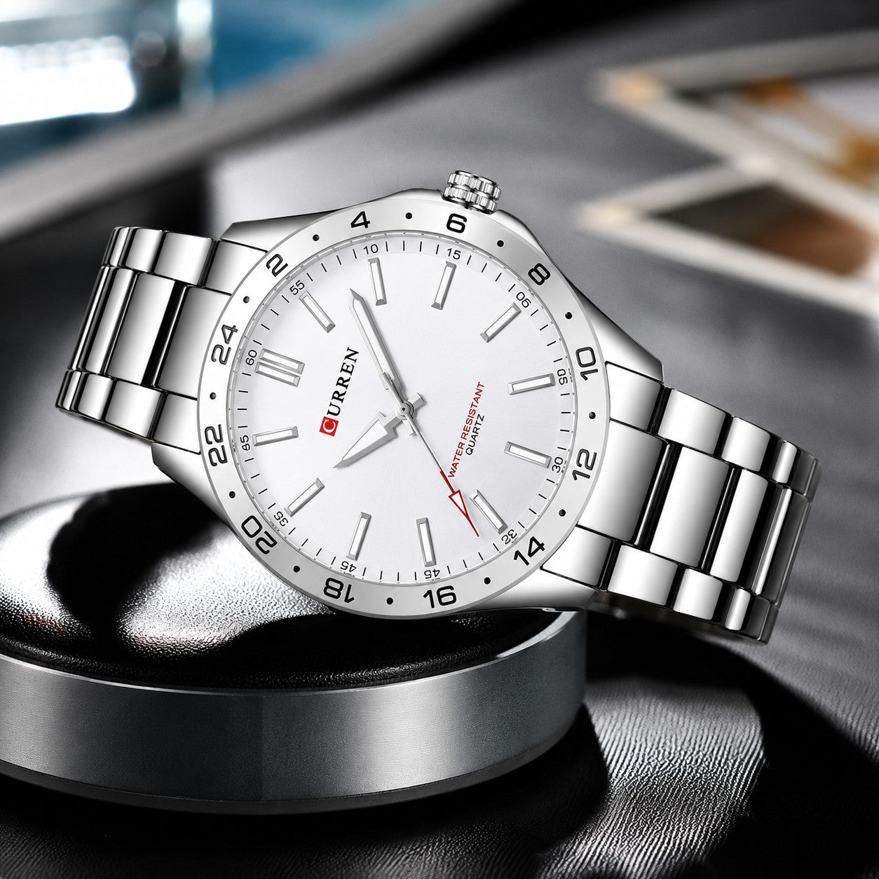 PHANTOM STEEL GMT WATCH