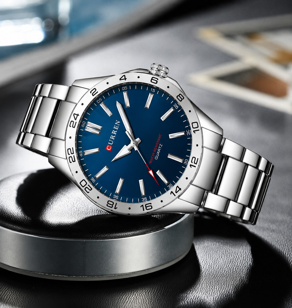 PHANTOM STEEL GMT WATCH