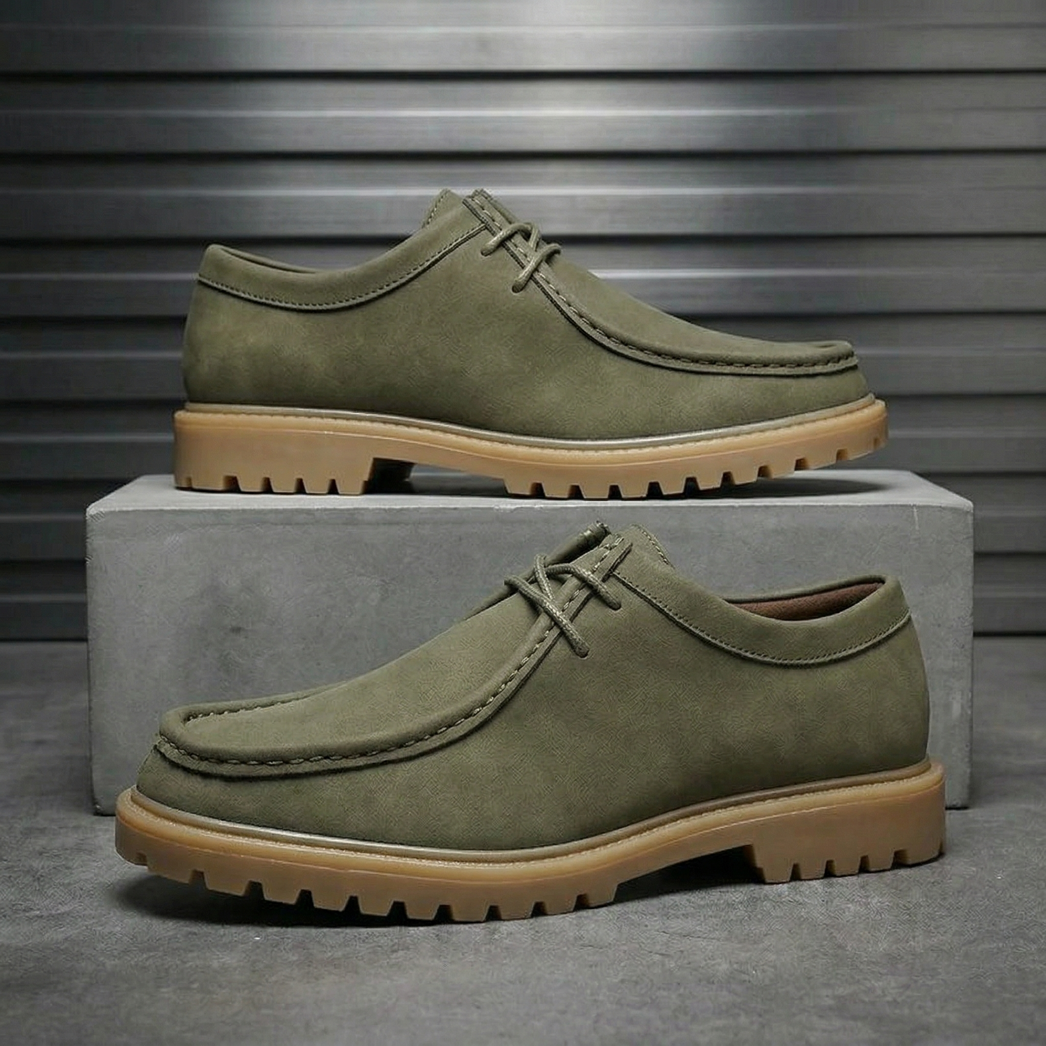RUGGED STEP LACE SHOES