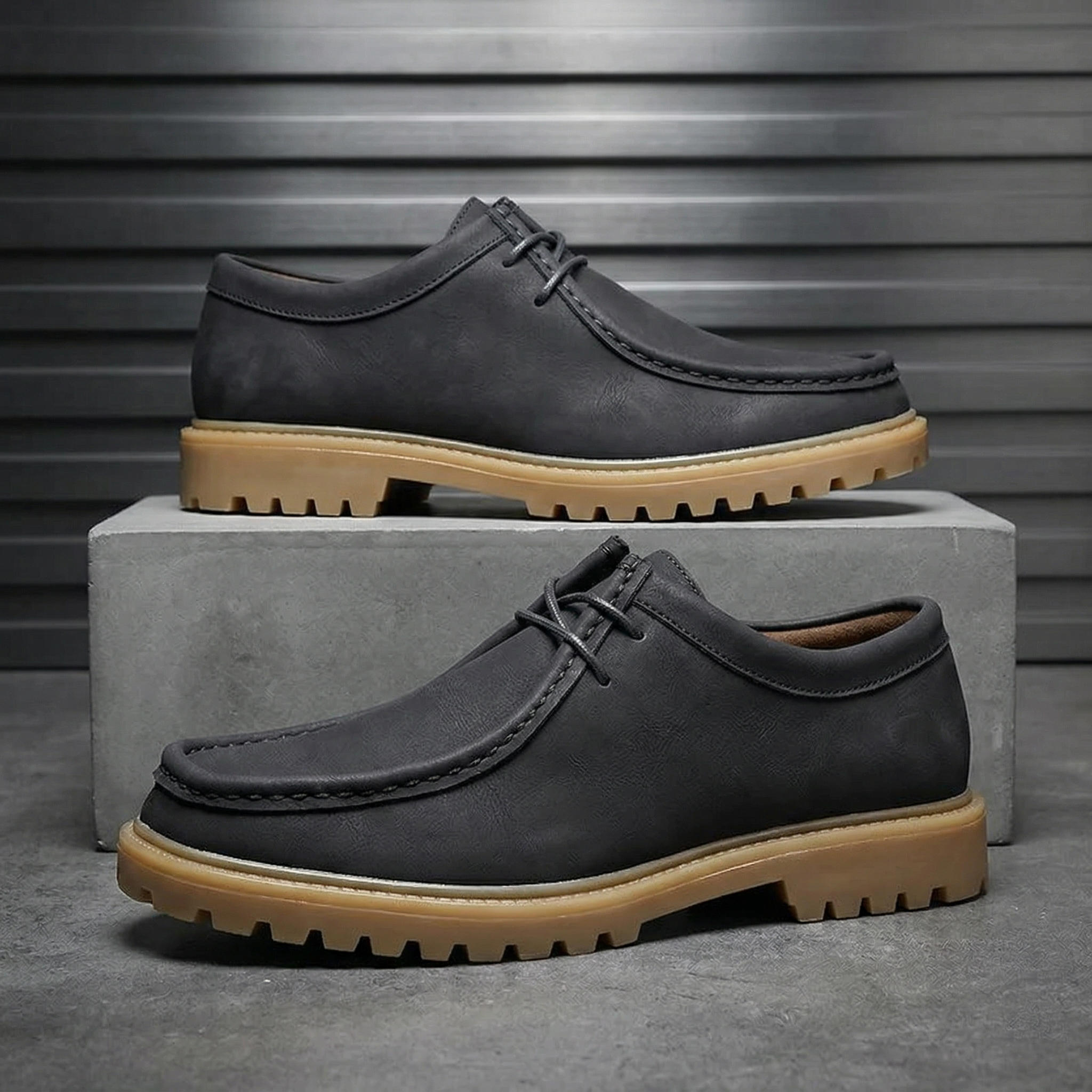 RUGGED STEP LACE SHOES