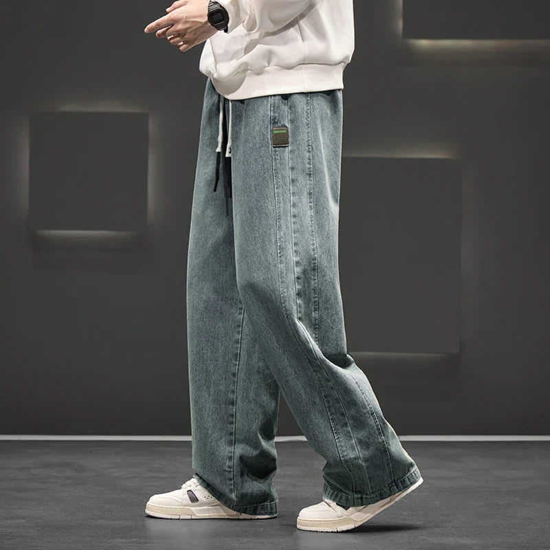 Urban Wide-Leg Denim Pants