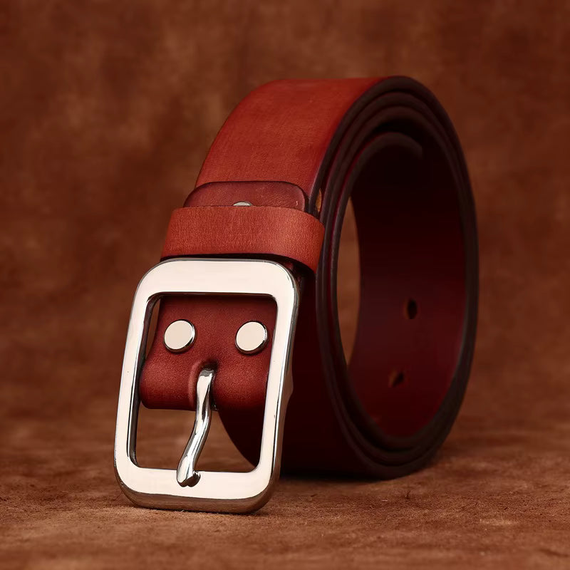SADDLE LEATHER BELT