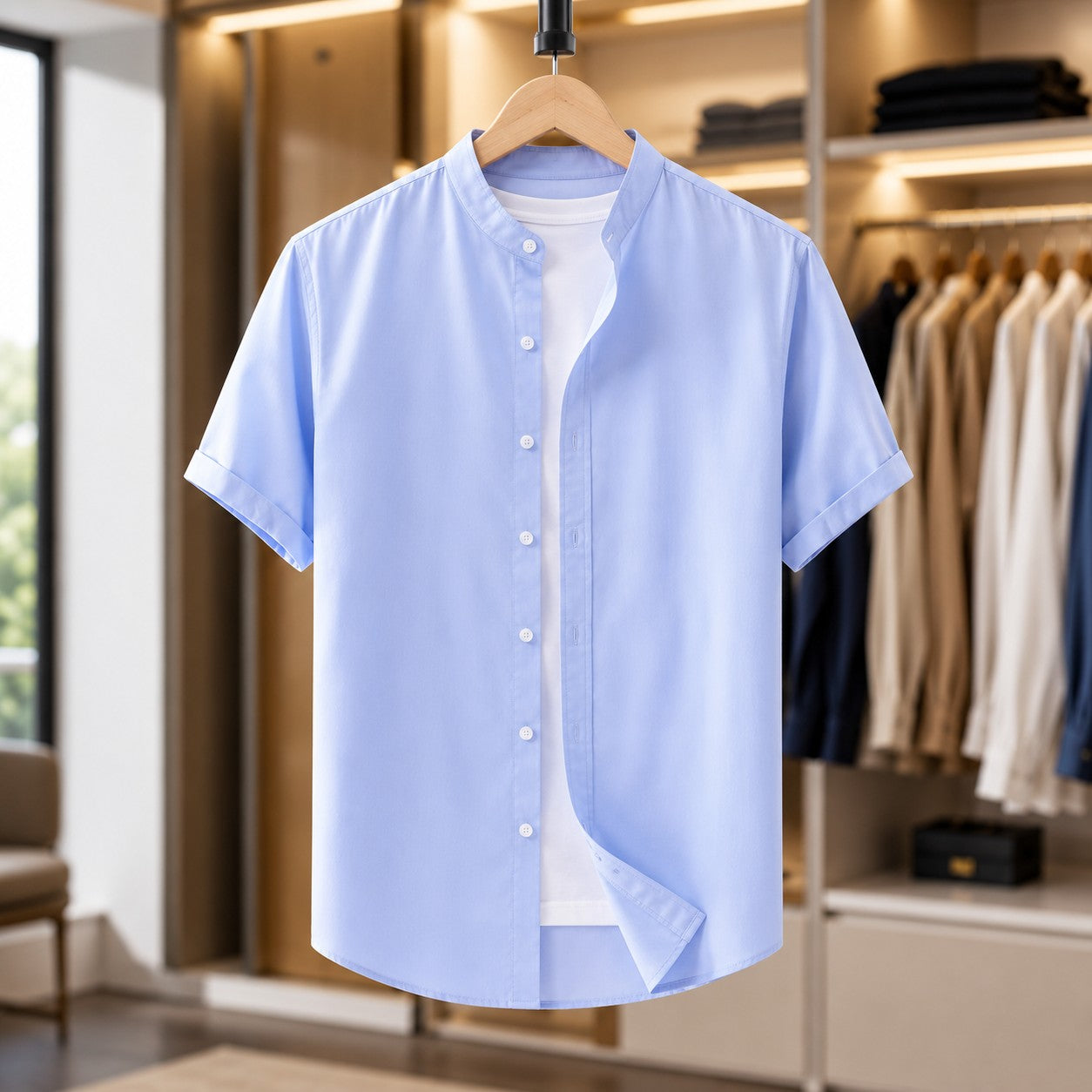 SHORELINE STAND LINEN SHIRT