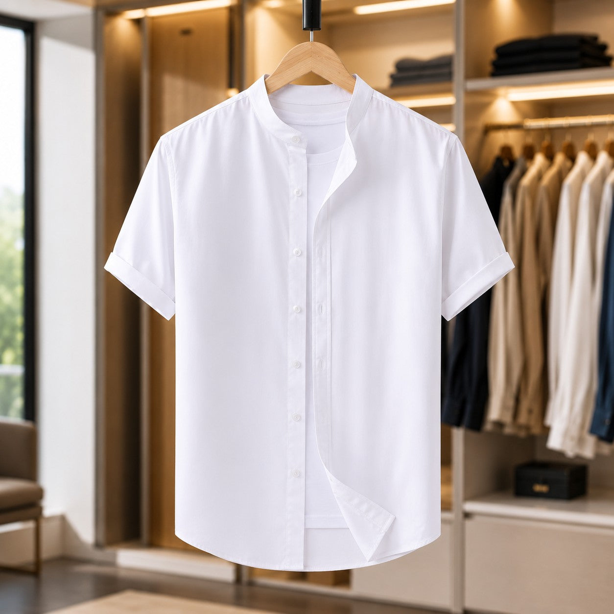 SHORELINE STAND LINEN SHIRT