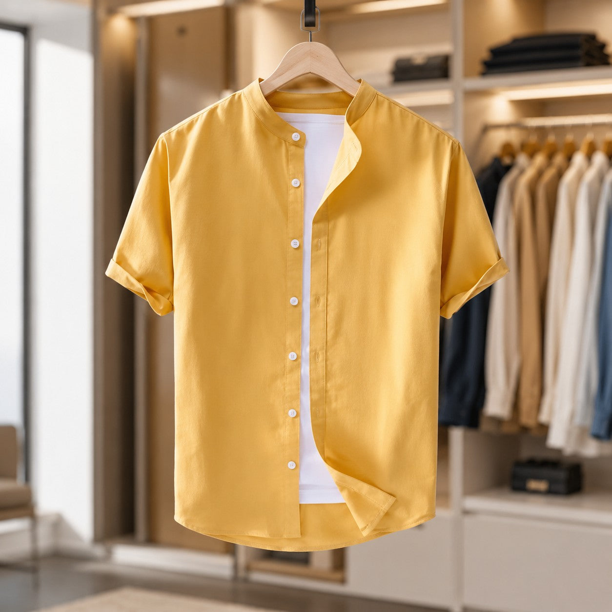 SHORELINE STAND LINEN SHIRT