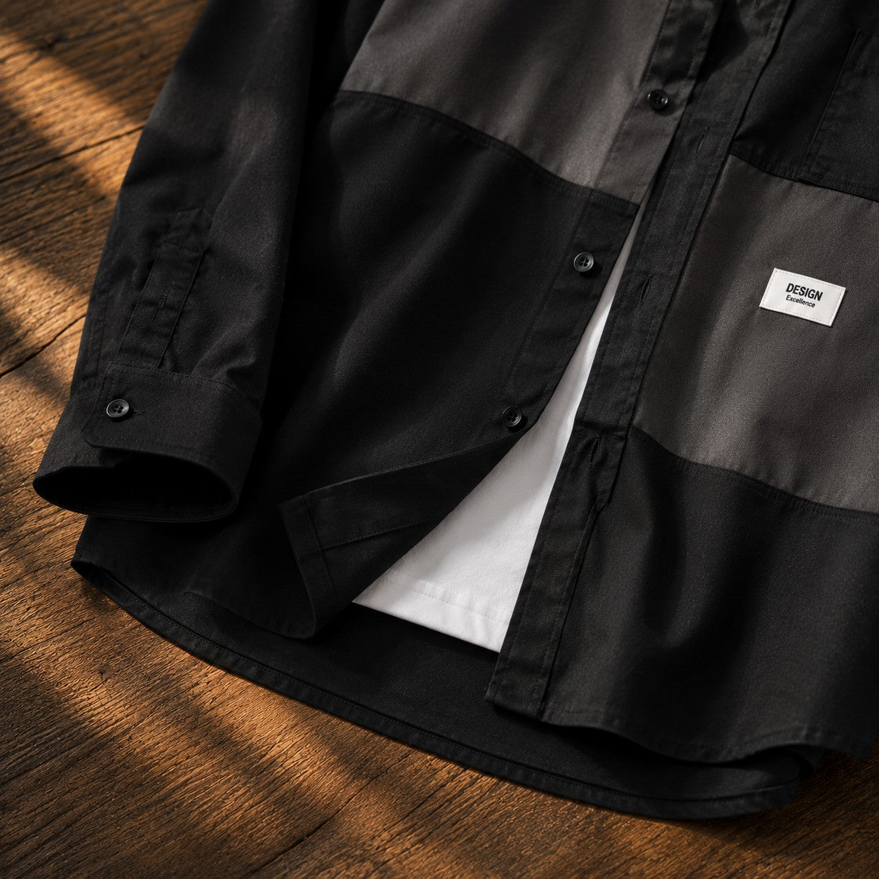 SPLIT PANEL WORKWEAR SHIRT