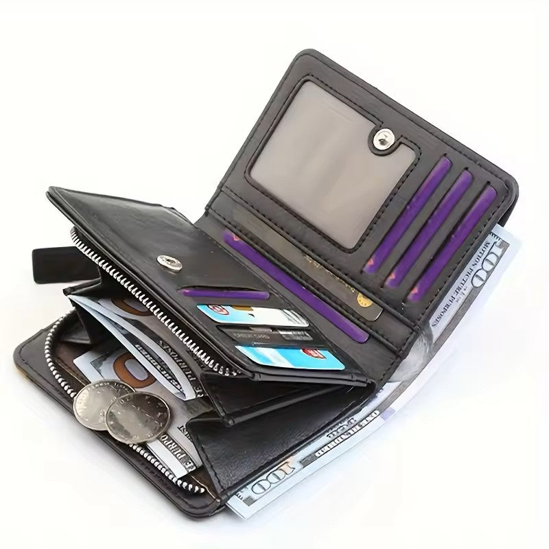 LEATHER ZIPPER WALLET