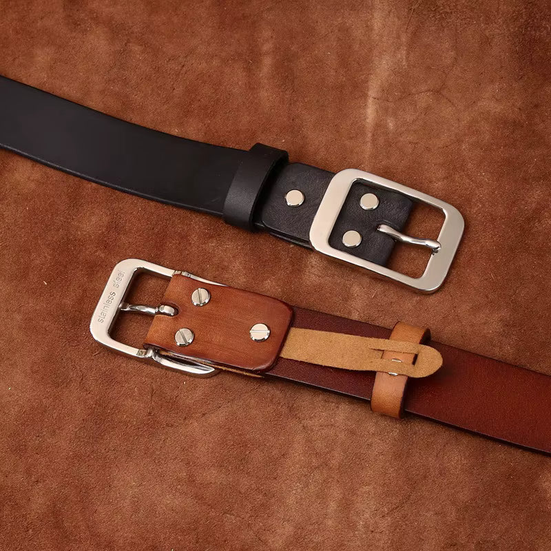SADDLE LEATHER BELT
