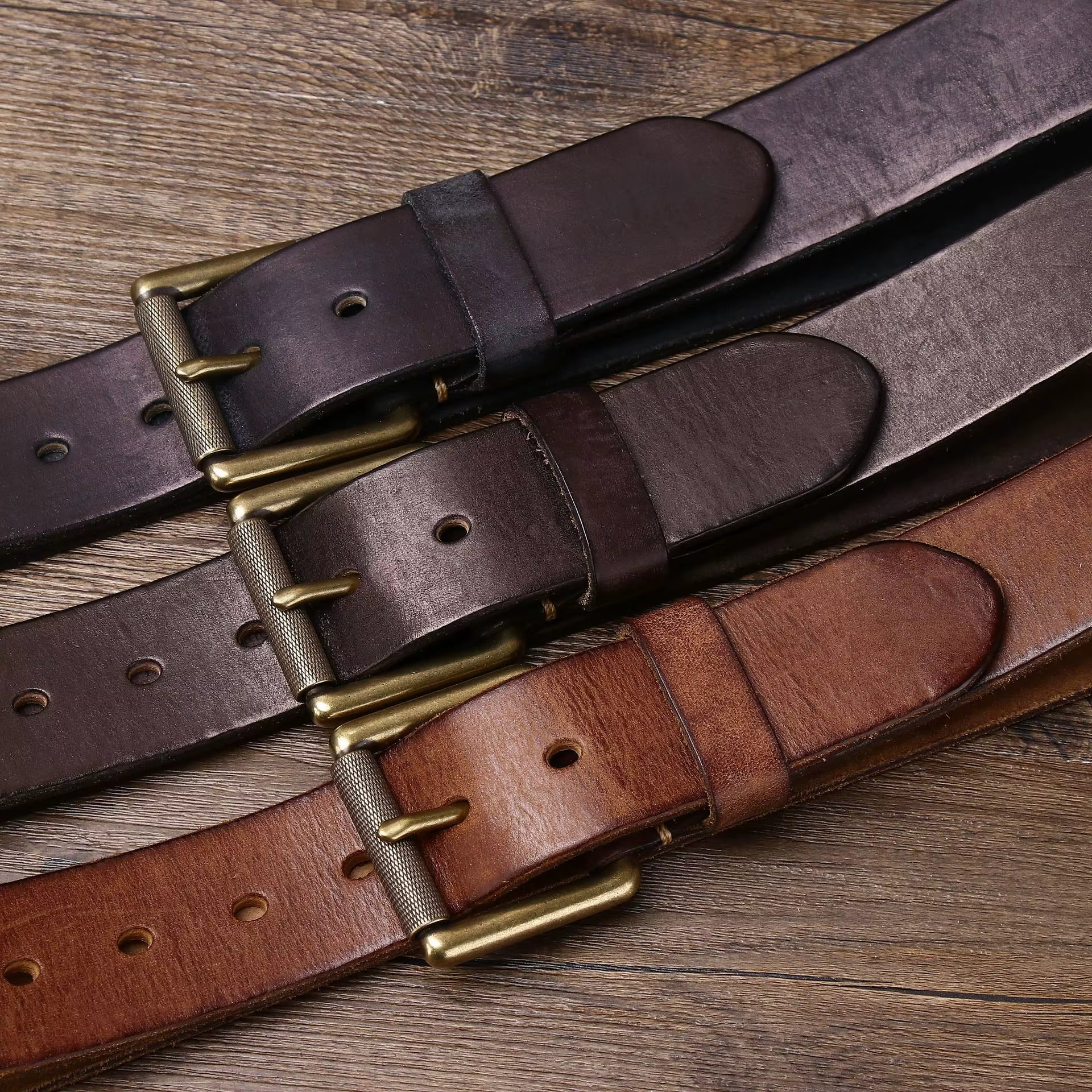 THICK COWHIDE BELT