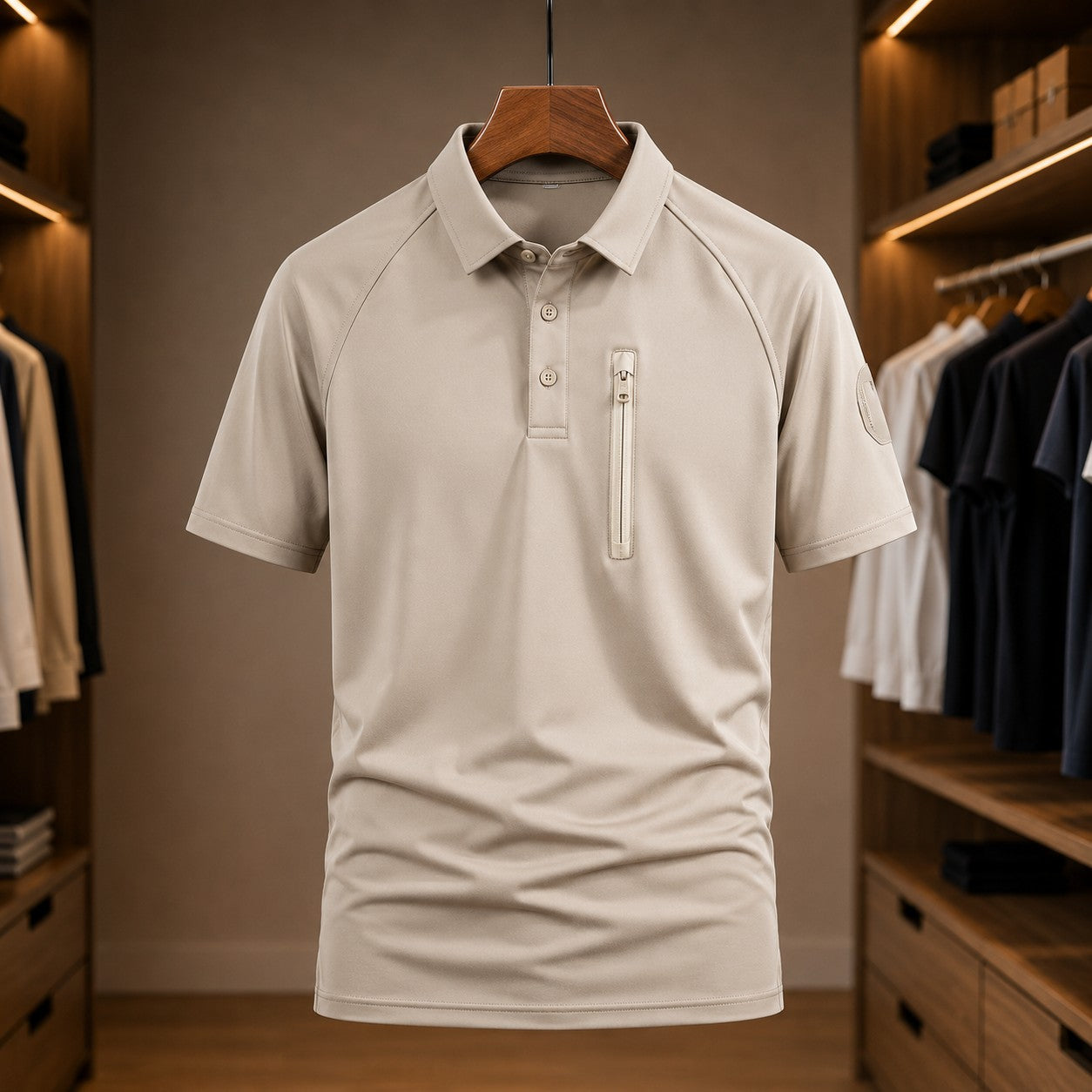 TACTICAL ZIP POCKET POLO