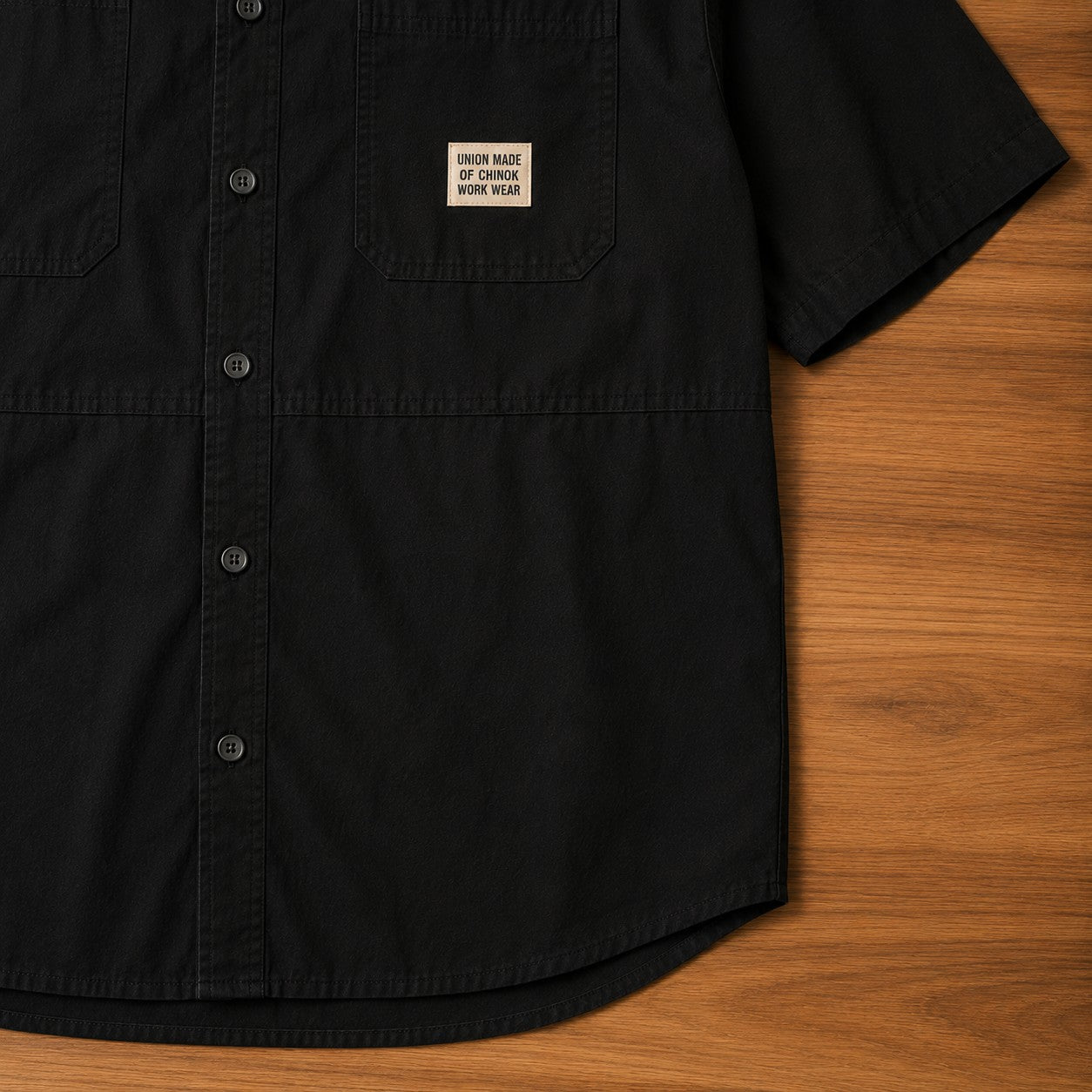 WORKWEAR PATCH COTTON SHIRT