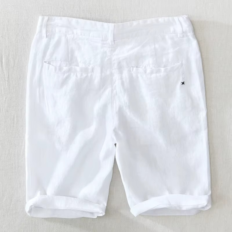 RELAXED LINEN SHORTS