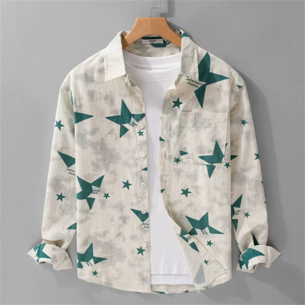 ART PRINT COTTON SHIRT