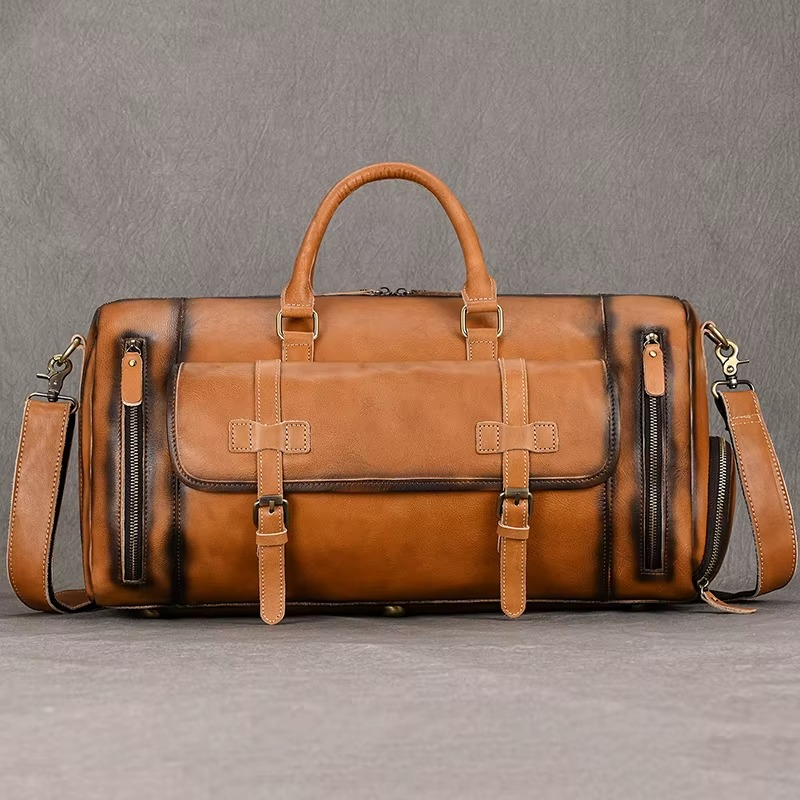STONEFORD LEATHER HAND LUGGAGE