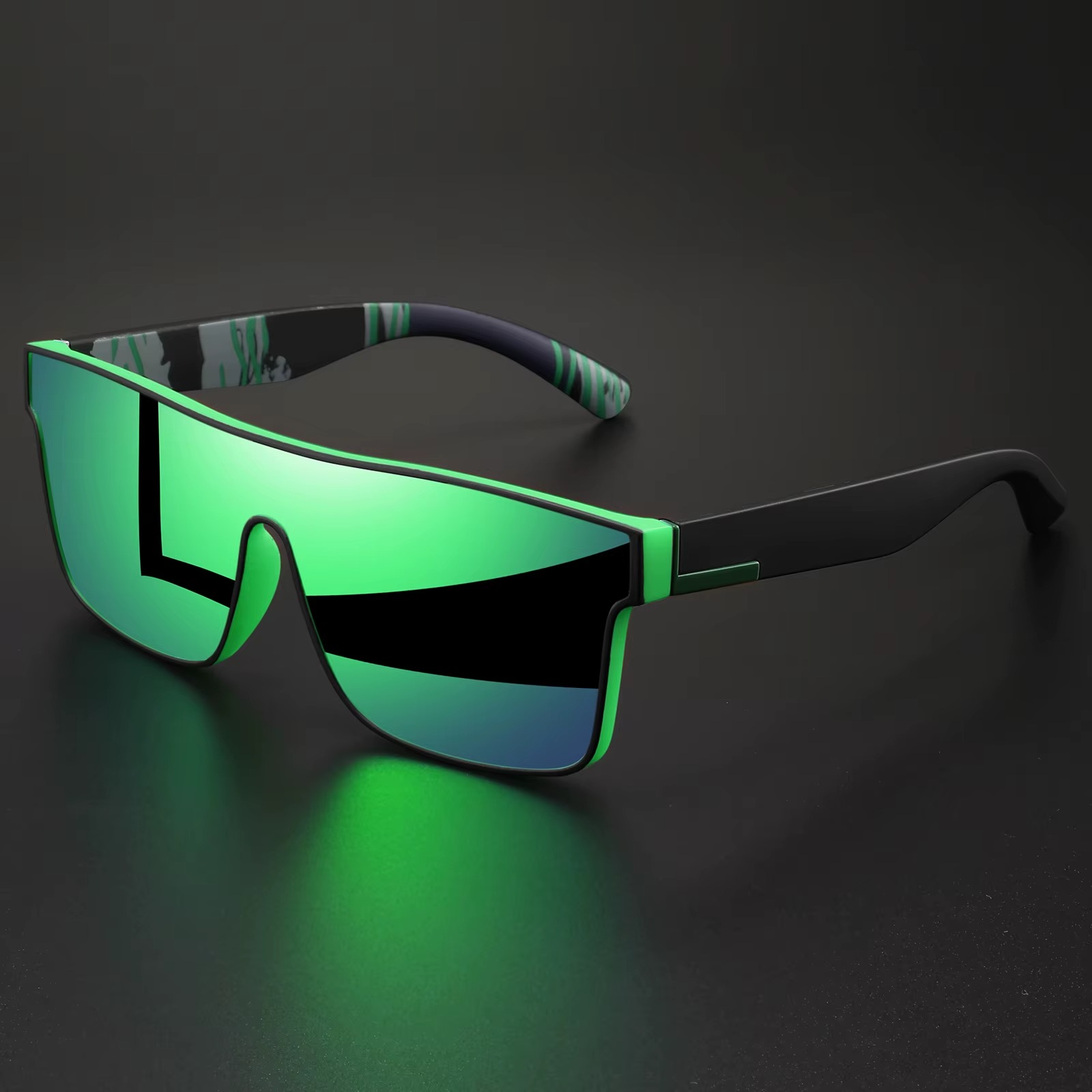 UV400 MIRROR SQUARE SUNGLASSES
