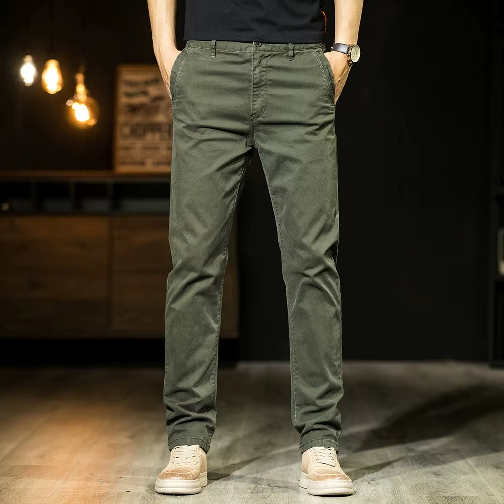 SLIM STRAIGHT PANTS