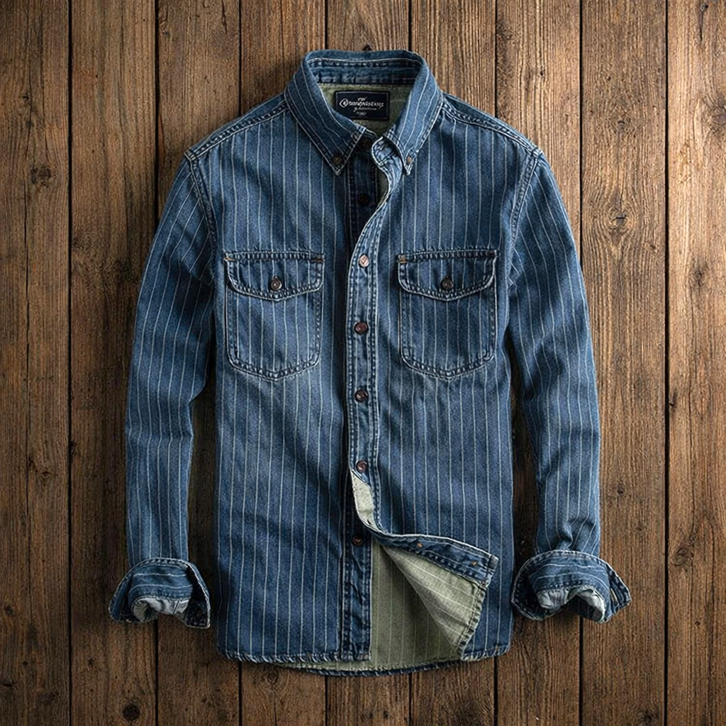 Ridgeline™ – Vintage Denim Work Shirt