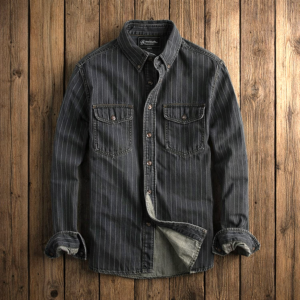 Ridgeline™ – Vintage Denim Work Shirt