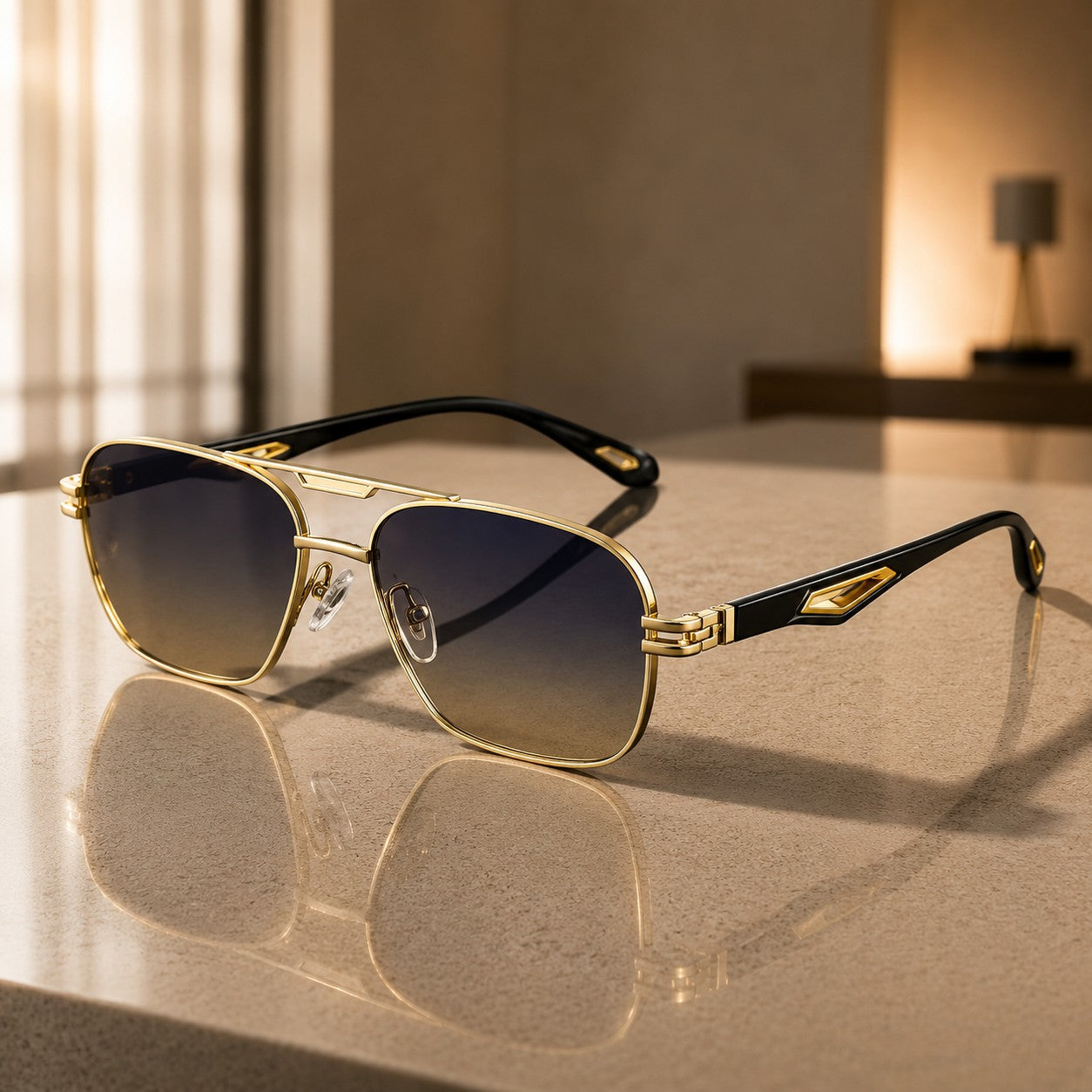 ALLOY FRAME SUNGLASSES