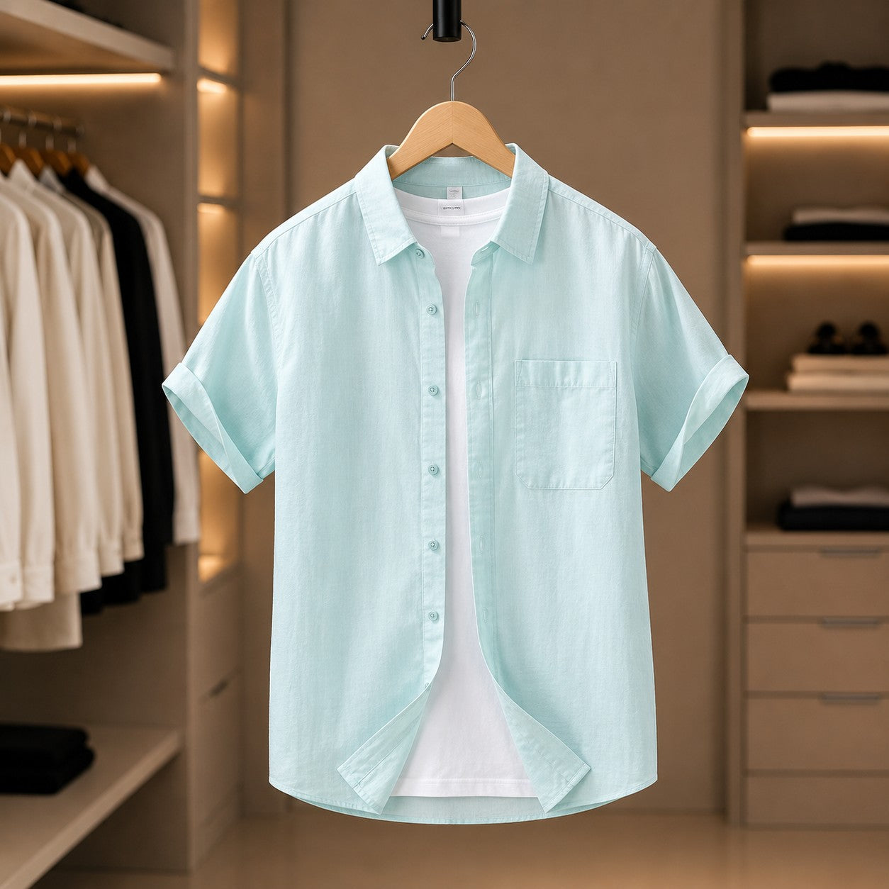 AMALFI PURE LINEN TOP