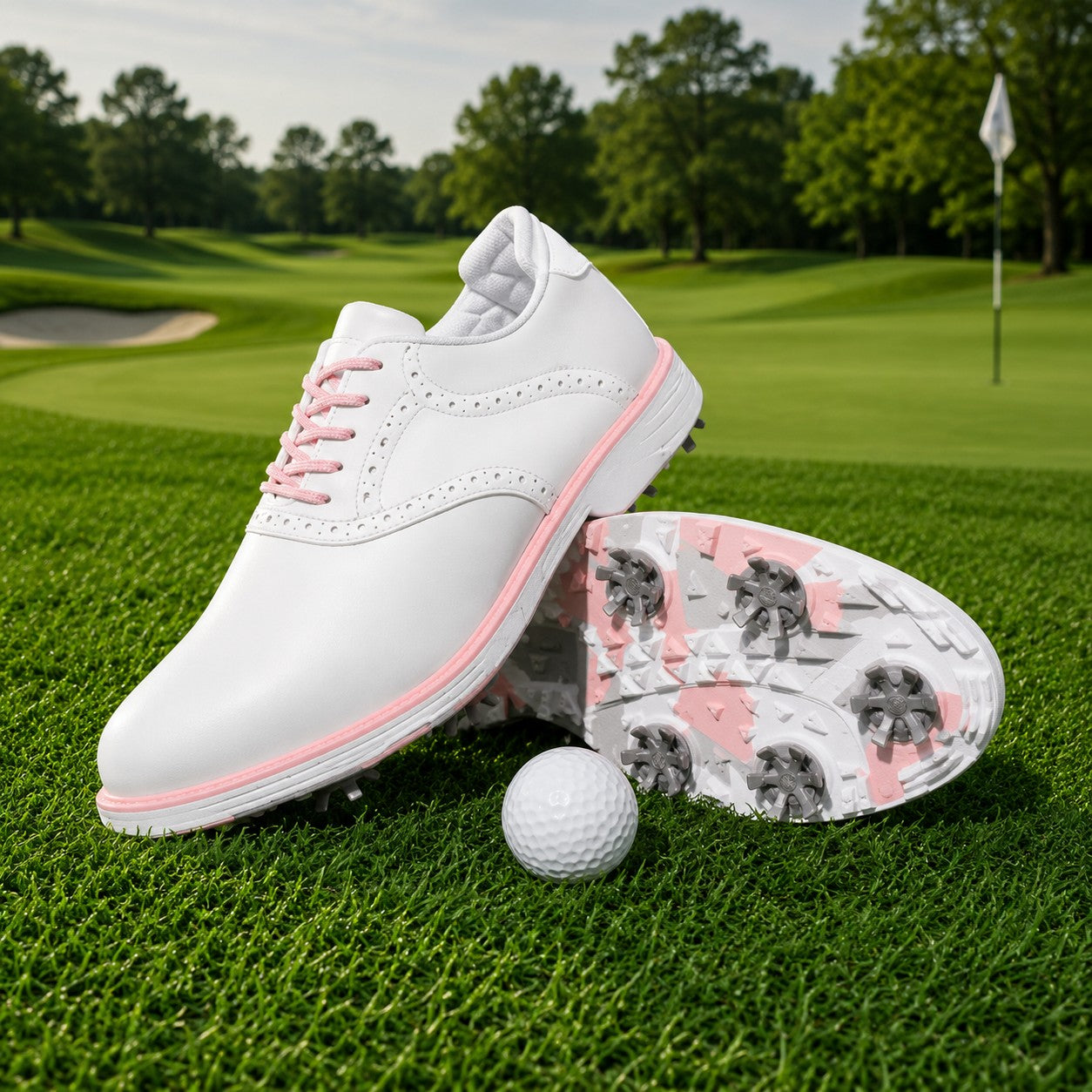 BROGUE SPIKE GOLF SHOES