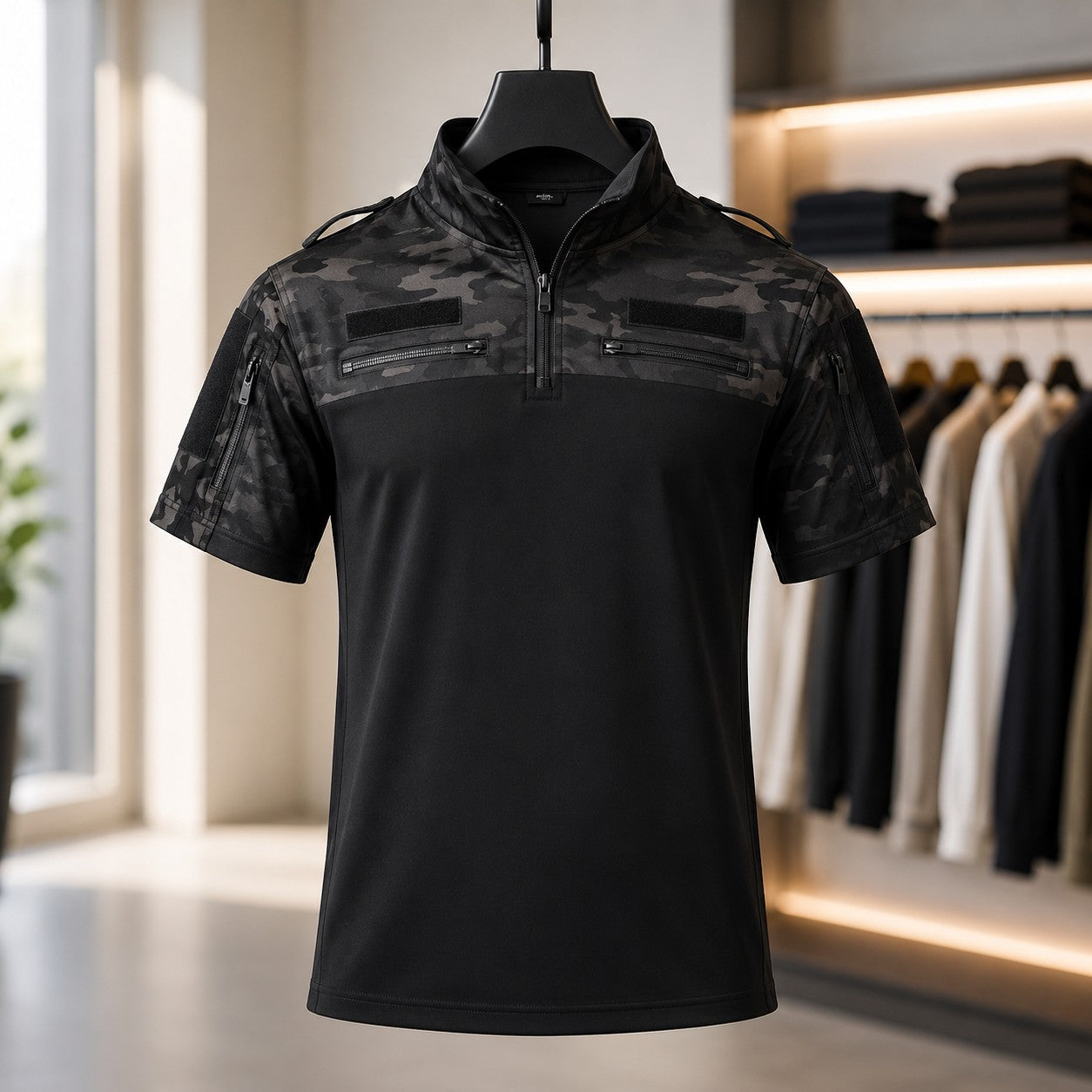 CAMO COMBAT SHORT SLEEVE
