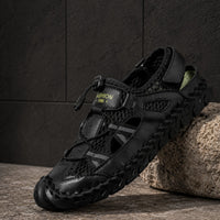 CLOSED TOE MESH OUTDOOR SANDALS