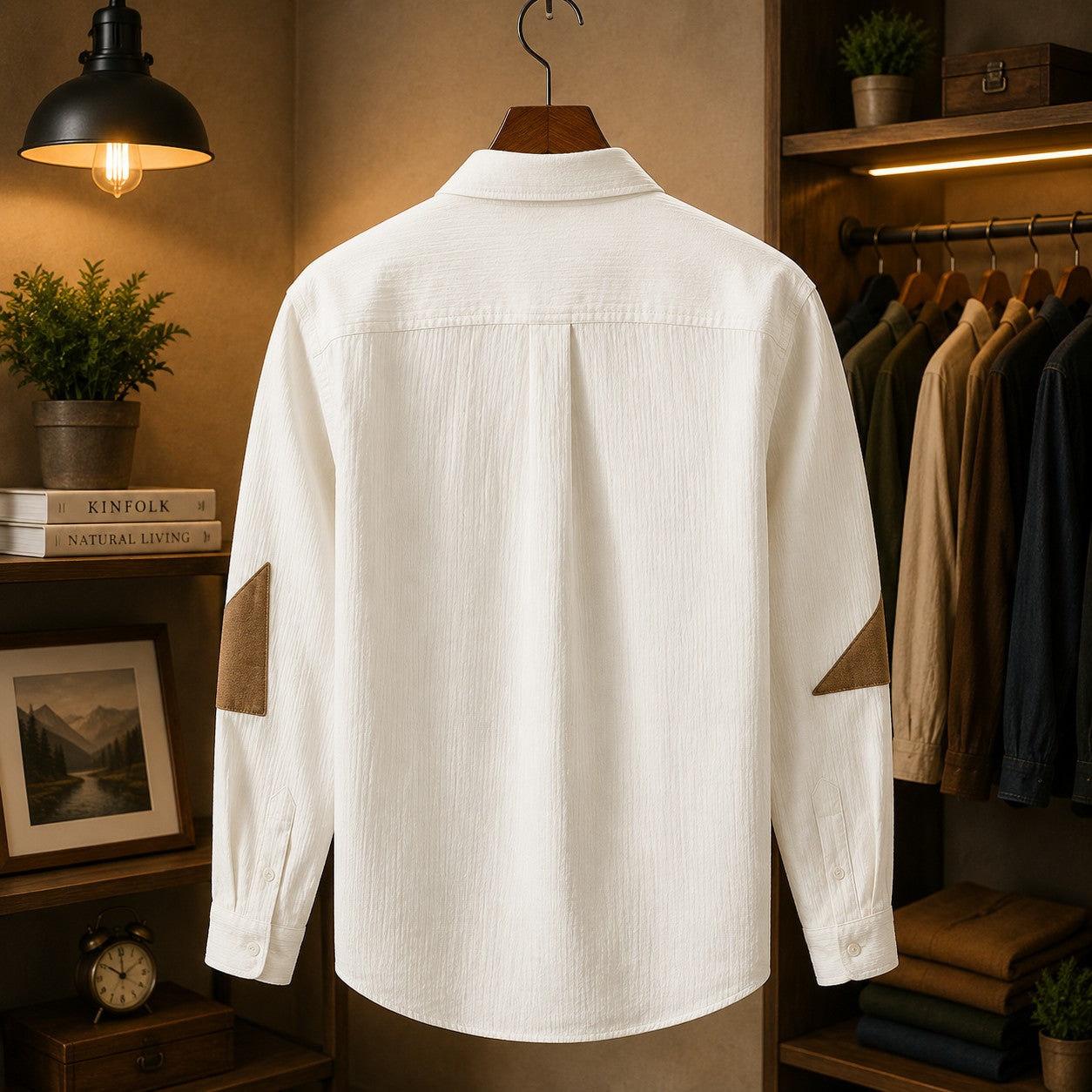 CONTRAST PANEL SHIRT