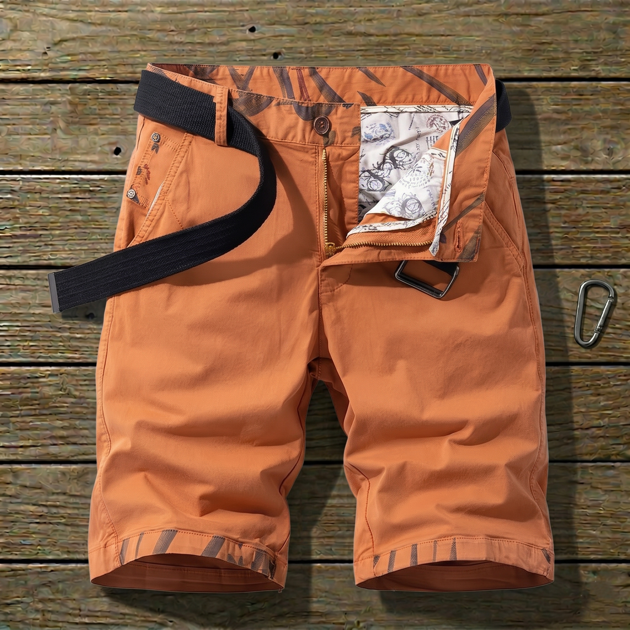 COTTON STRETCH CARGO SHORTS