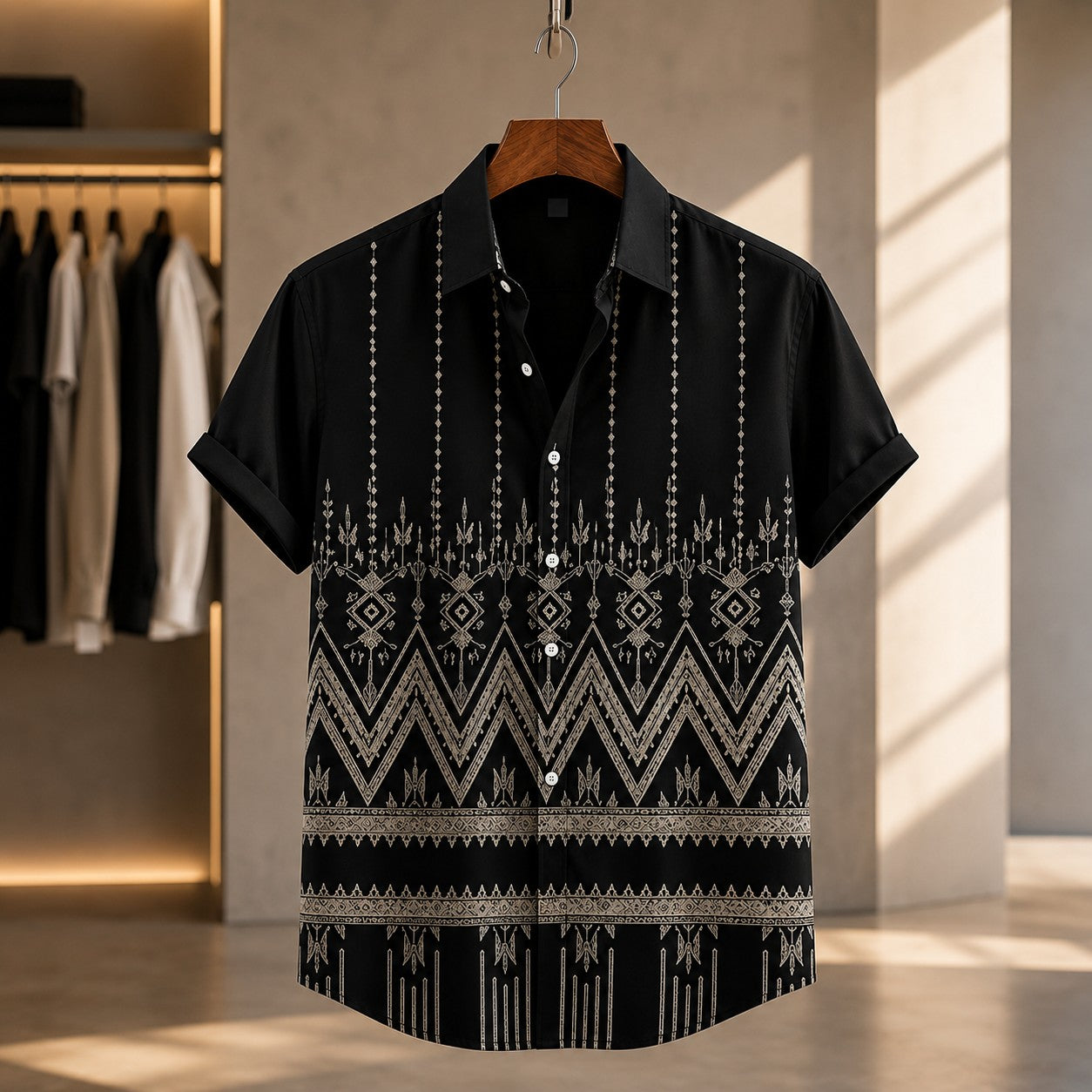CULTURAL PRINT SHORT SLEEVE