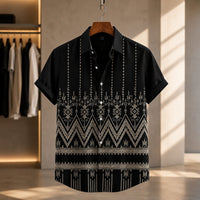 CULTURAL PRINT SHORT SLEEVE