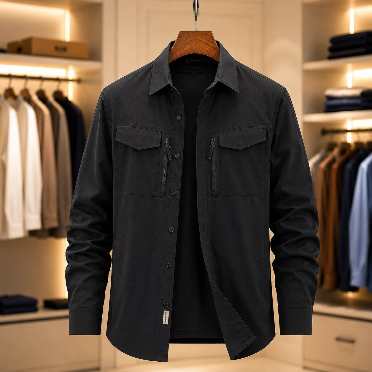 DOUBLE POCKET TACTICAL SHIRT