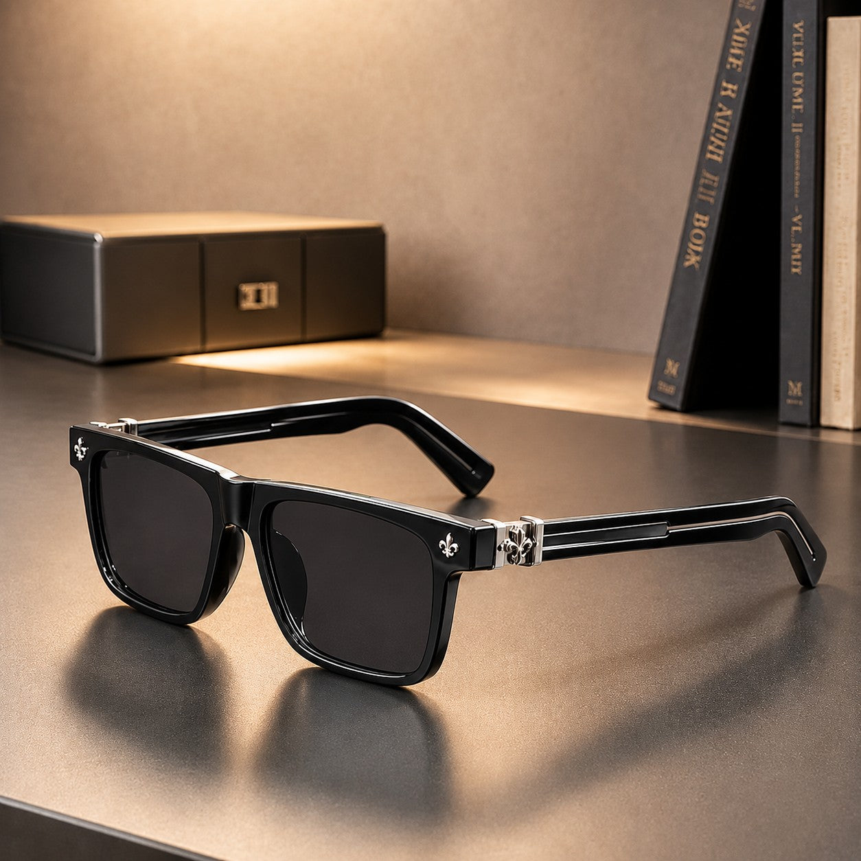 FLEUR CREST SQUARE SHADES