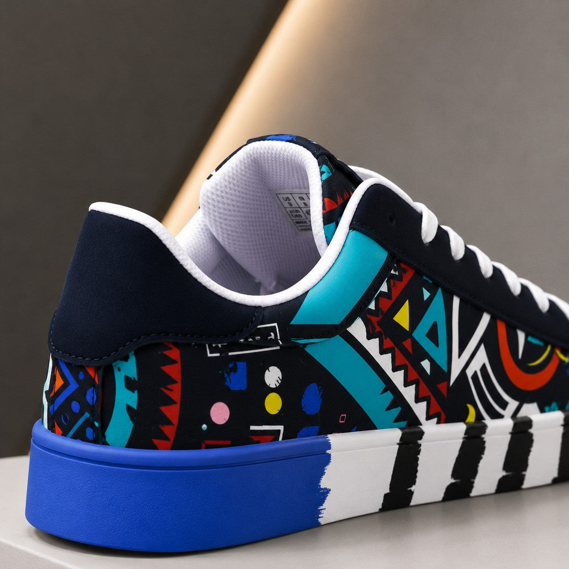 GRAFFITI PRINT SKATE SHOE