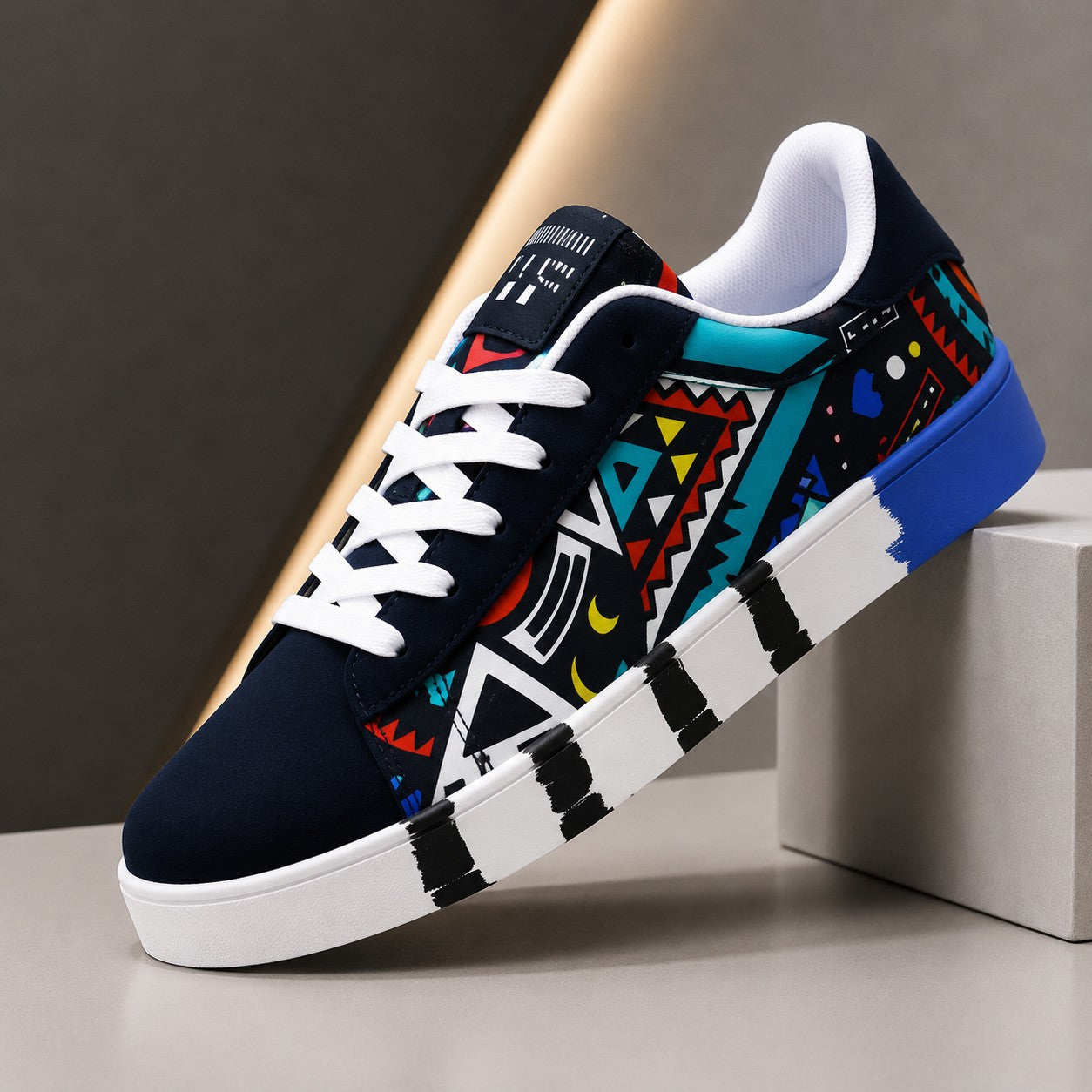 GRAFFITI PRINT SKATE SHOE